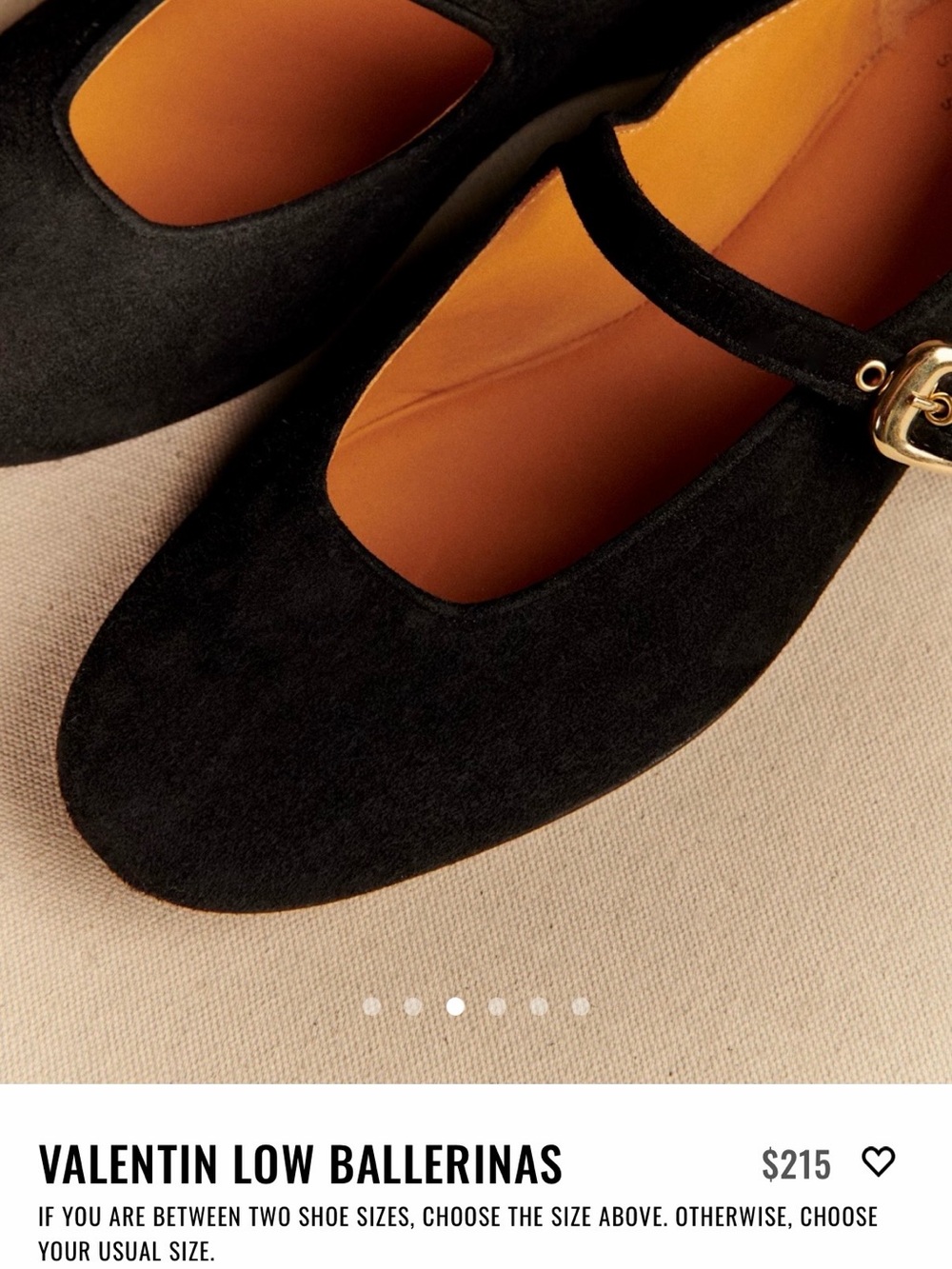 Sezane Black Mary Jane Flats with Gold Buckle - Picture 3 of 14